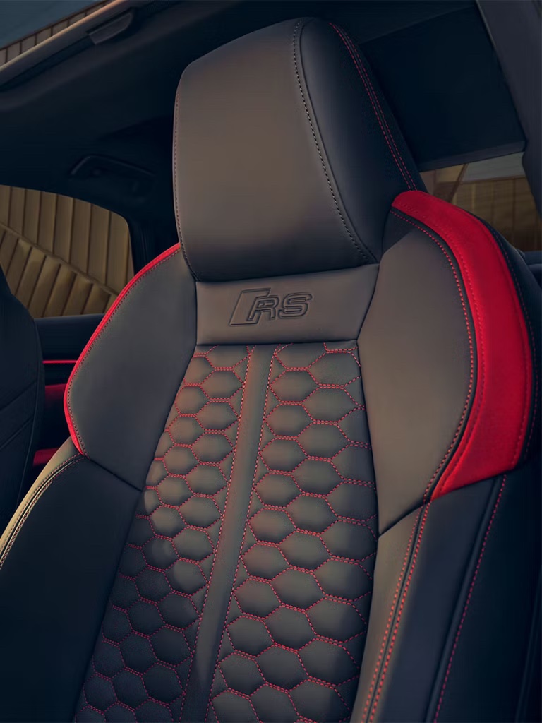 Sport seats of Audi RS 3 Saloon.