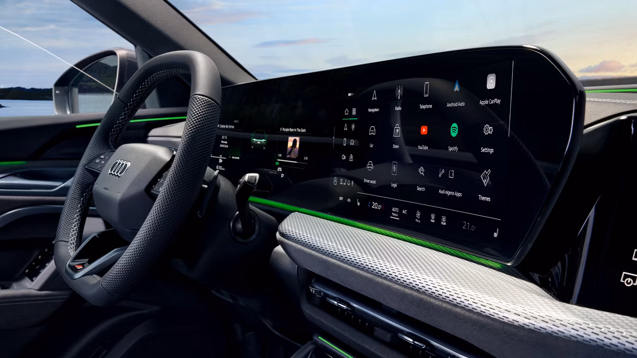 Audi Connect display